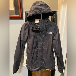 North Face Hyvent Women’s black Raincoat. great condition. Size M